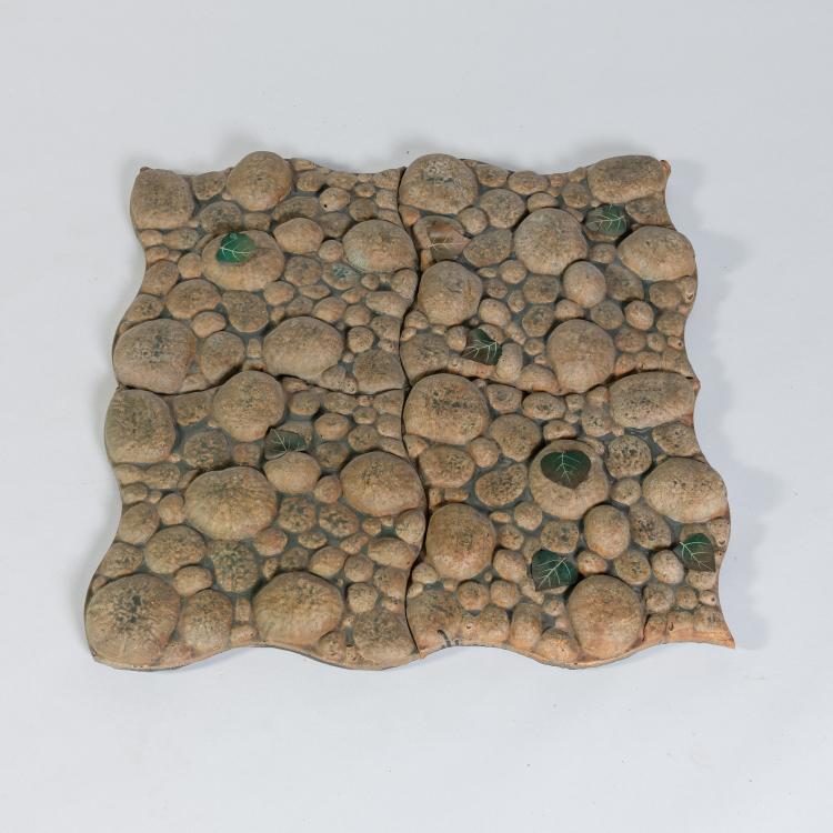 Bild 1 zu Objekt, Four-part floor tile 'Pave Piuma', 1967 (design), Piero Gilardi, Gufram, Balangero, 182B 632