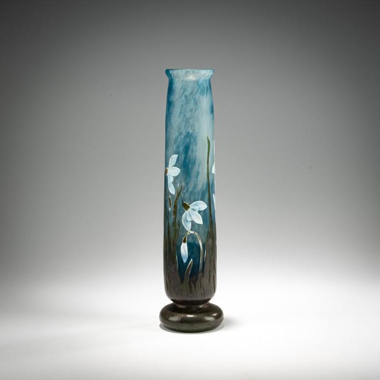 Hauptbild zu Objekt, Vase 'Perce-neige', c. 1904, Daum Fr&egrave;res, Nancy, 182A 24