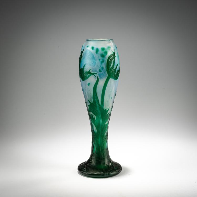 Bild 2 zu Objekt, 'Chardons' vase, c. 1900, Daum Fr&egrave;res, Nancy, 