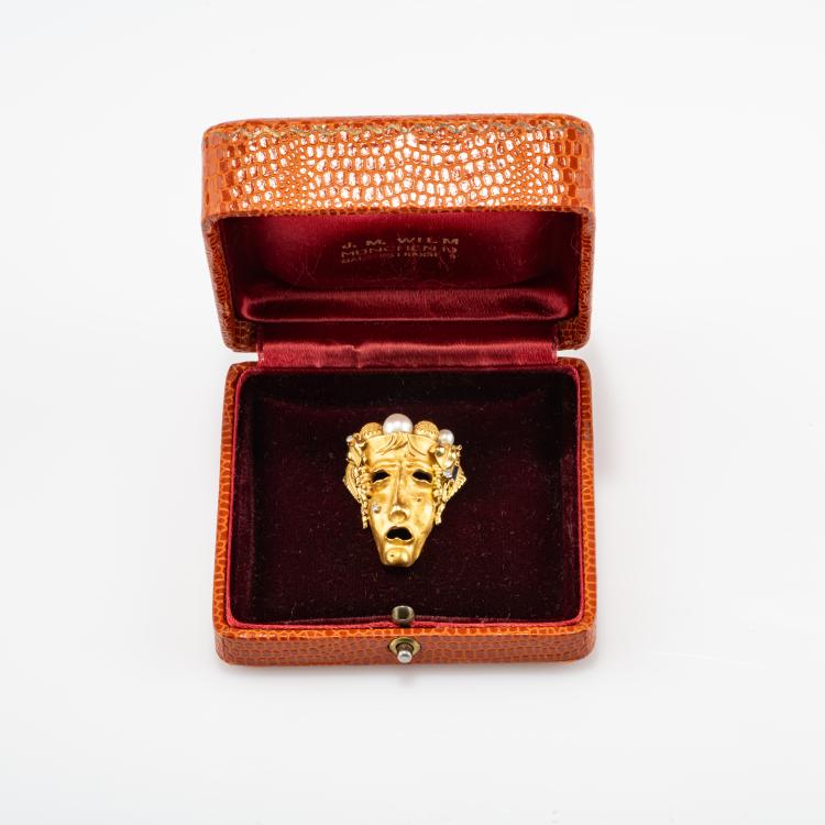 Bild 3 zu Objekt, Mask brooch, 1930s, Johann Michael Wilm, 