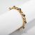 Panzerarmband mit Saphir-Cabochons