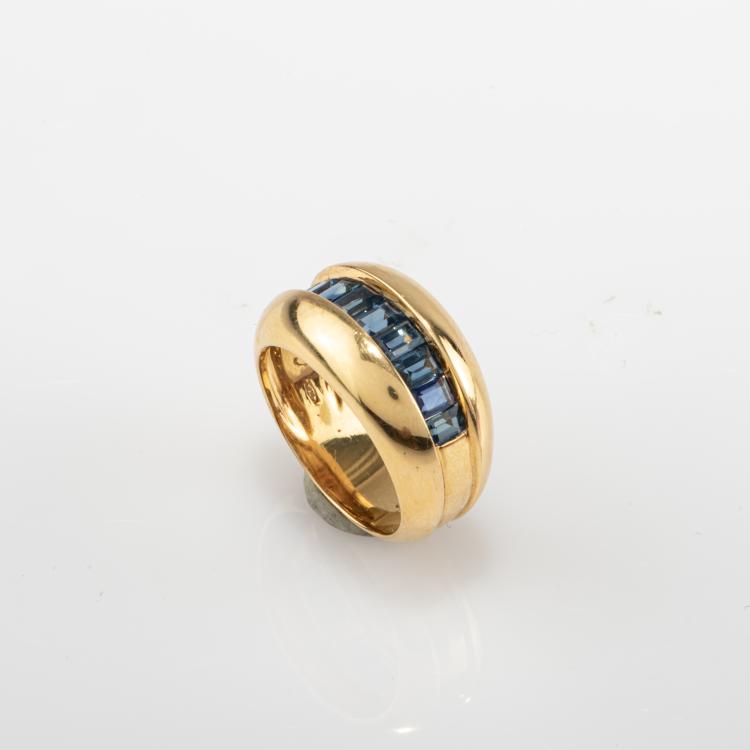 Bild 2 zu Objekt, 'Odin' ring with sapphires, 1980s, Cartier, Paris, 182D 1113
