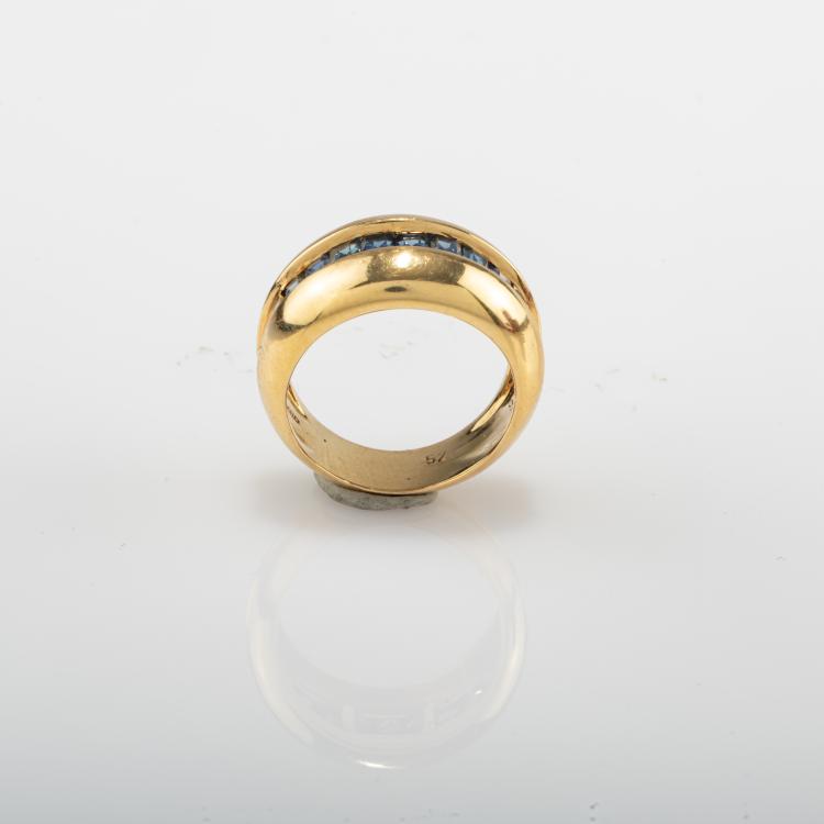 Bild 3 zu Objekt, 'Odin' ring with sapphires, 1980s, Cartier, Paris, 182D 1113