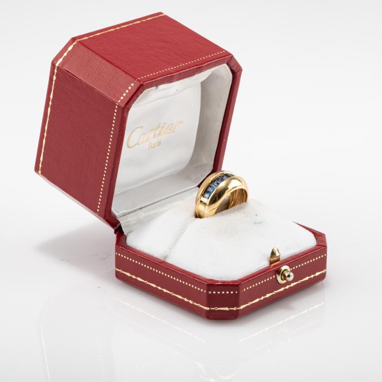 Bild 4 zu Objekt, 'Odin' ring with sapphires, 1980s, Cartier, Paris, 182D 1113