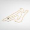 Long sautoire pearl necklace