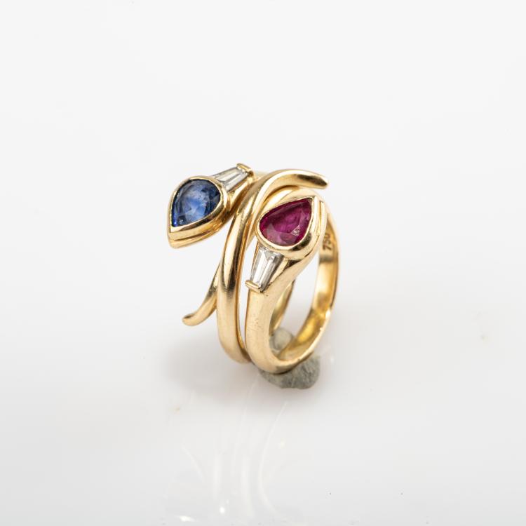 Bild 2 zu Objekt, Two snake rings, 1986, Damm, Jutta, M&uuml;nchen / Munich, 182D 1115