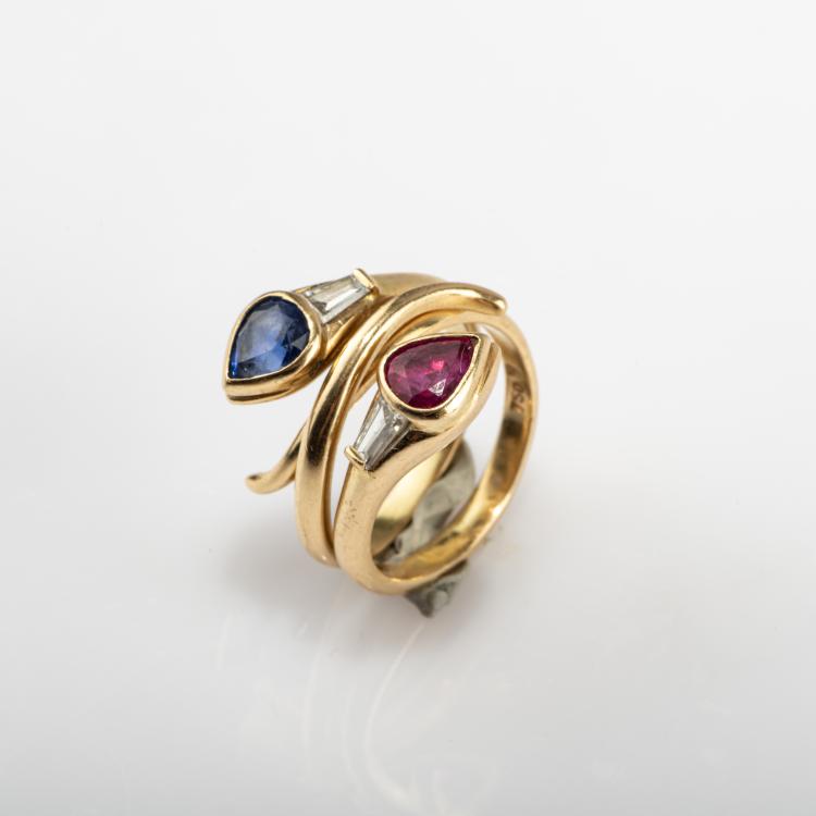 Bild 3 zu Objekt, Two snake rings, 1986, Damm, Jutta, M&uuml;nchen / Munich, 182D 1115