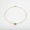 Necklace with opal pendant