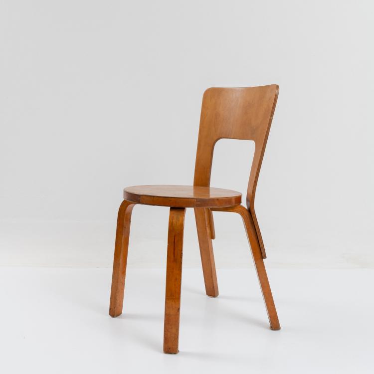 Hauptbild zu Objekt, Chair '66', 1935 (design), Alvar Aalto, Artek, Helsinki, 182C 753
