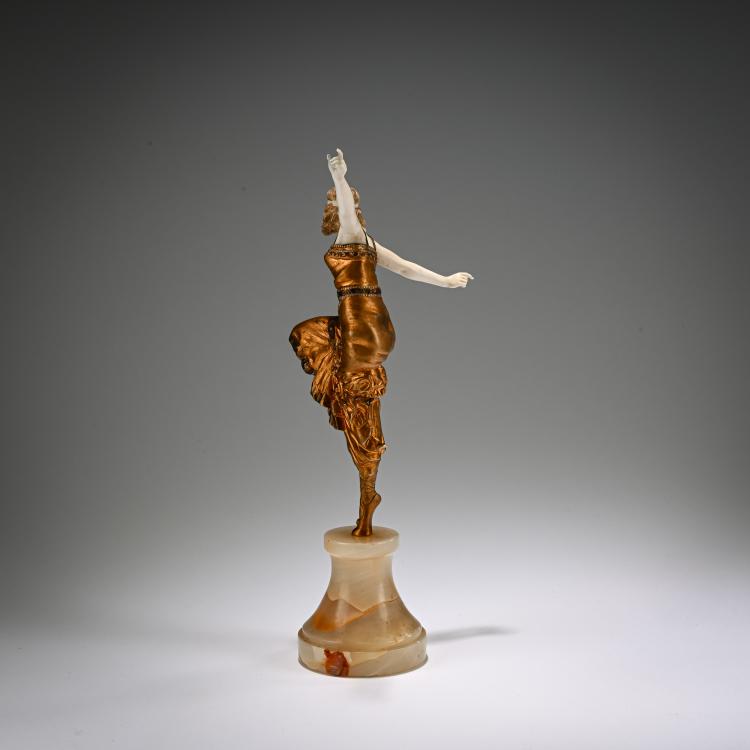 Bild 2 zu Objekt, Chryselephantine figure 'Russian Dancer', 1920s, Paul Philippe, 182A 284
