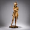 Bronze figure 'Girl with Cigarette', c. 1925