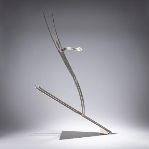Metal figure 'Ski jumper', c. 1960