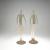 Two metal figures 'Tennis Players', c. 1950