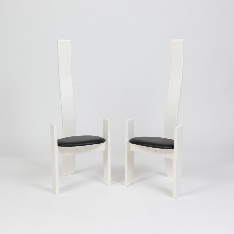 Bild 1 zu Objekt, Six chairs 'Golem', 1969 (design), Vico Magistretti, Poggi, Mailand / Milan, 182C 854