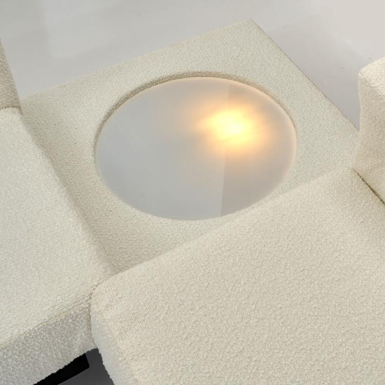 Bild 1 zu Objekt, Sofa 'Vignola' mit Leuchttisch, 1964 (Entwurf), Carlo Pellegrini, MIM, Rom / Rome, 183A 374