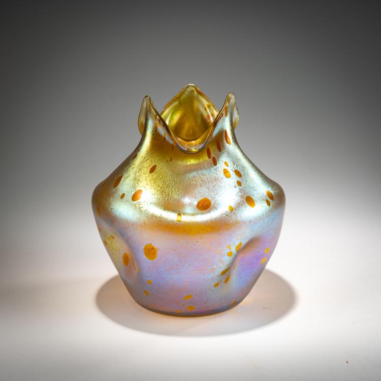 Hauptbild zu Objekt, Vase 'Astr&auml;a', 1900, L&ouml;tz Wwe., Klosterm&uuml;hle / Loetz, Klastersky Mlyn, 182A 209