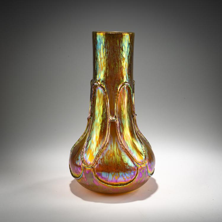 Hauptbild zu Objekt, 'Ph&auml;nomen'-Vase, 1901, L&ouml;tz Wwe., Klosterm&uuml;hle / Loetz, Klastersky Mlyn, 182A 215