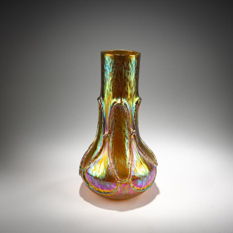 Bild 1 zu Objekt, 'Ph&auml;nomen'-Vase, 1901, L&ouml;tz Wwe., Klosterm&uuml;hle / Loetz, Klastersky Mlyn, 182A 215
