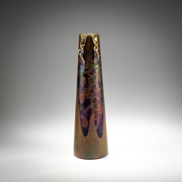 Bild 2 zu Objekt, Henkelvase 'Tr&egrave;fle', um 1890, Cl&eacute;ment Massier, Massier, Cl&eacute;ment, Golfe-Juan, 182A 343