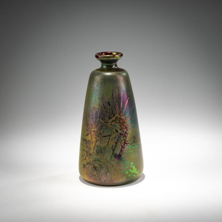 Bild 1 zu Objekt, Kleine Vase 'Arbres', um 1890, J&eacute;r&ocirc;me Massier, Massier, J&eacute;r&ocirc;me Fils, Vallauris, 182A 347