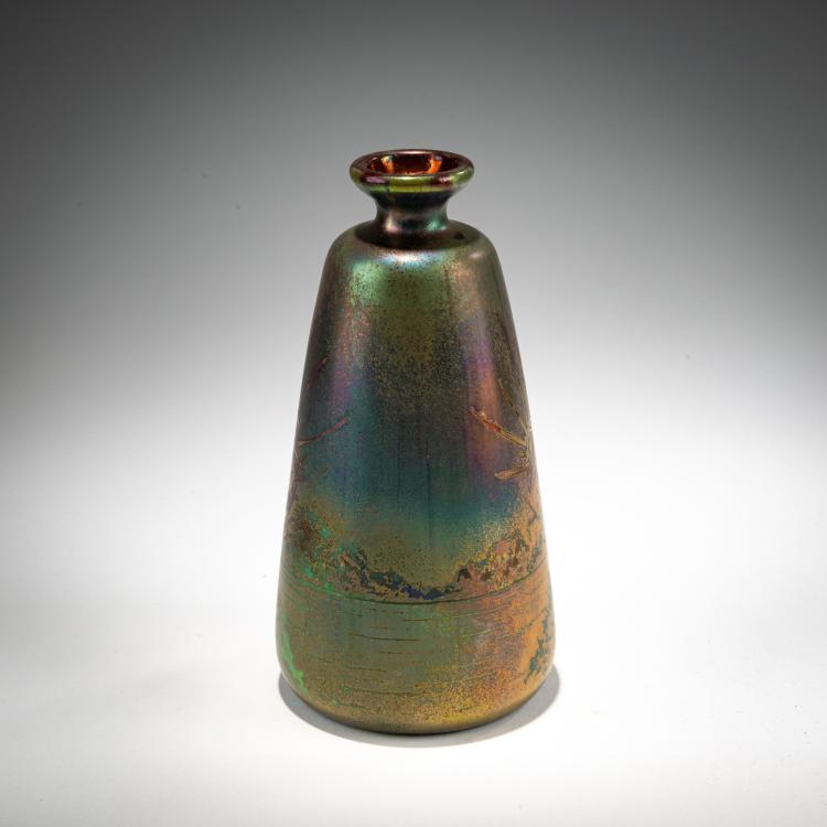 Bild 2 zu Objekt, Kleine Vase 'Arbres', um 1890, J&eacute;r&ocirc;me Massier, Massier, J&eacute;r&ocirc;me Fils, Vallauris, 182A 347