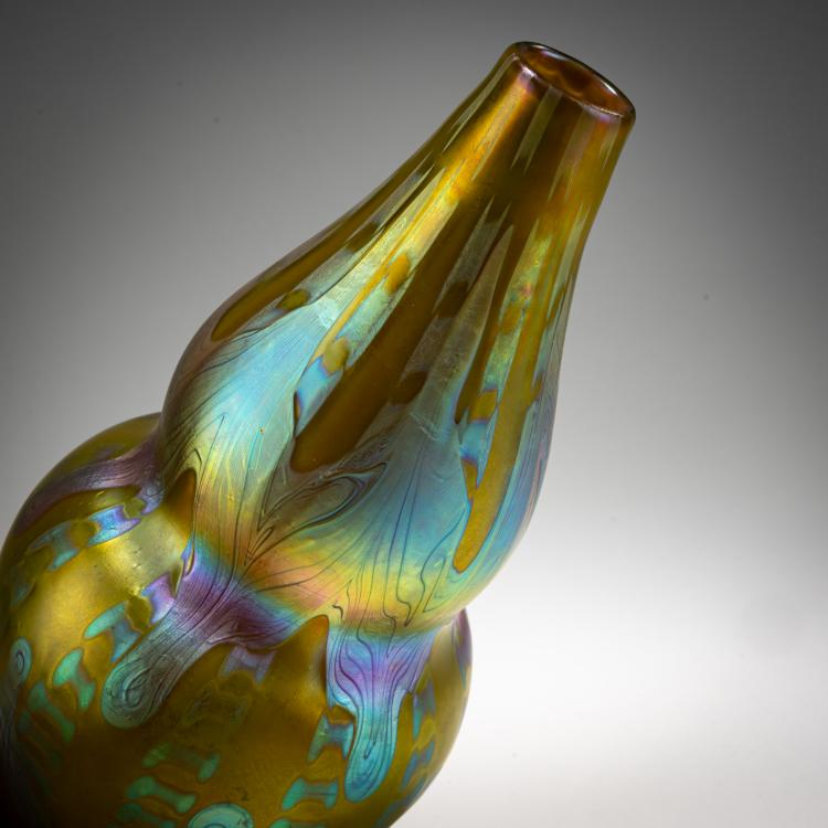 Bild 2 zu Objekt, 'Ph&auml;nomen'-Vase, 1901, L&ouml;tz Wwe., Klosterm&uuml;hle / Loetz, Klastersky Mlyn, 182A 216