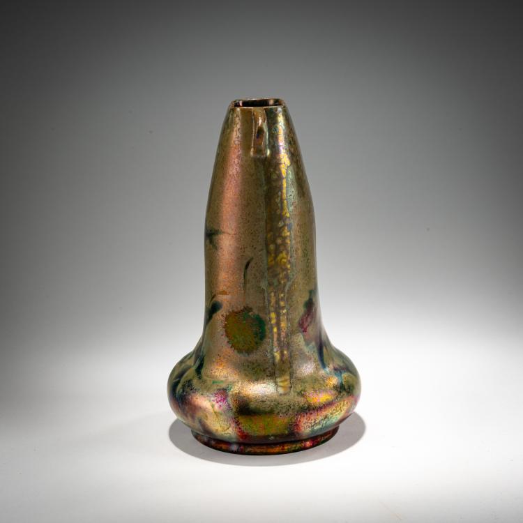 Bild 2 zu Objekt, Vase 'Marrons', um 1890, Cl&eacute;ment Massier, Massier, Cl&eacute;ment, Golfe-Juan, 182A 344