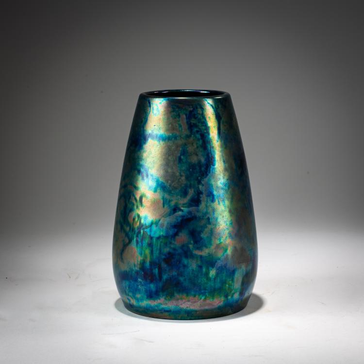 Bild 1 zu Objekt, Vase, 1898-1900, Vilmos Zsolnay, Zsolnay, Pecs, 182A 363