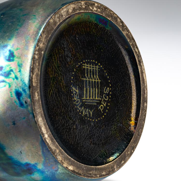 Bild 2 zu Objekt, Vase, 1898-1900, Vilmos Zsolnay, Zsolnay, Pecs, 182A 363
