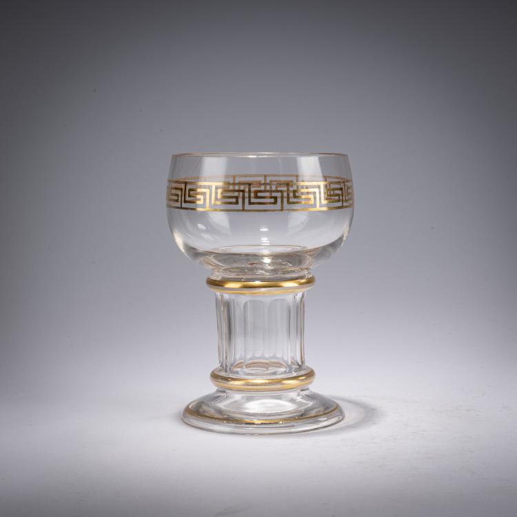 Hauptbild zu Objekt, Goblet 'Dorica', 1907, Theresienthaler Krystallglasfabrik / Theresienthal, 182A 248