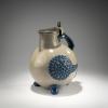 Beer jug with pewter lid and thumb rest, 1902