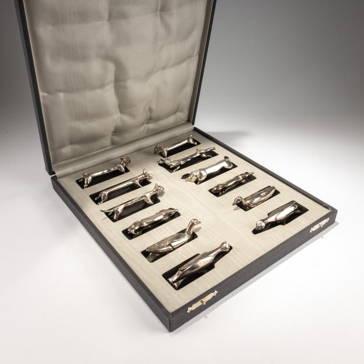 Bild 2 zu Objekt, Twelve knife rests, c. 1925, Frankreich / France, 182A 446