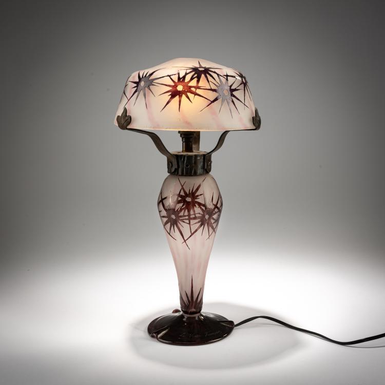 Hauptbild zu Objekt, Tischleuchte 'Etoile', 1918-21, Schneider, Epinay-sur-Seine, 182A 173