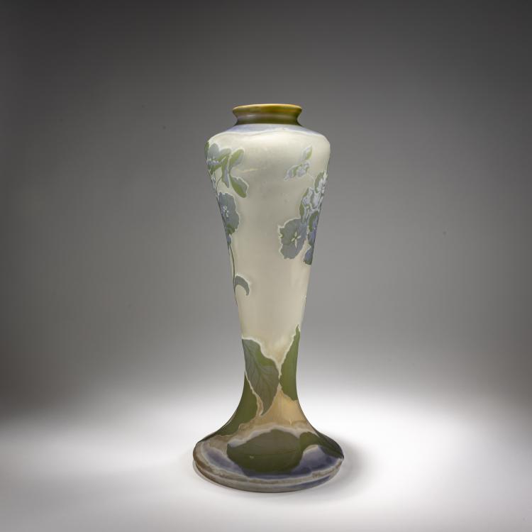Bild 1 zu Objekt, Gro&szlig;e Balustervase 'Hortensias', 1928-36, Gall&eacute;, Nancy, 182A 141
