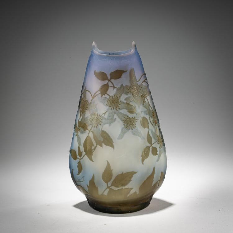Hauptbild zu Objekt, Kleine Vase 'Cl&eacute;matites', 1908-20, Gall&eacute;, Nancy, 182A 123
