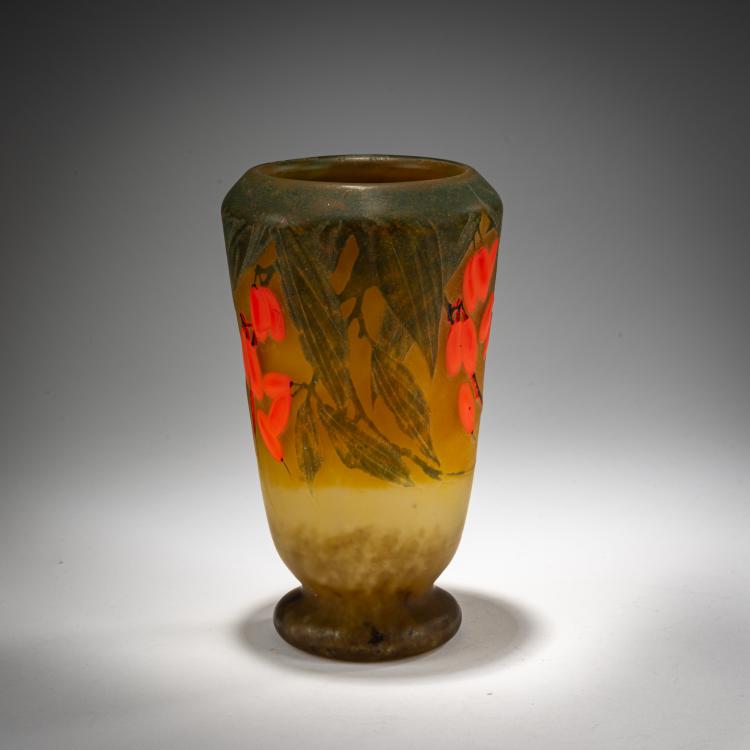 Bild 1 zu Objekt, Vase 'Epine Vinette', c. 1910, Daum Fr&egrave;res, Nancy, 182A 51