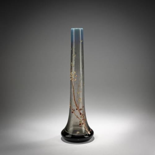 Vase 'Callicarpa japonica et cardères sauvages', c. 1889