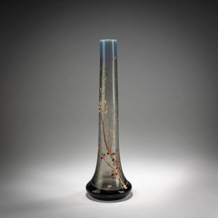 Hauptbild zu Objekt, Vase 'Callicarpa japonica et card&egrave;res sauvages', c. 1889, Gall&eacute;, Nancy, 182A 83