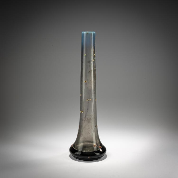 Bild 1 zu Objekt, Vase 'Callicarpa japonica et card&egrave;res sauvages', c. 1889, Gall&eacute;, Nancy, 182A 83