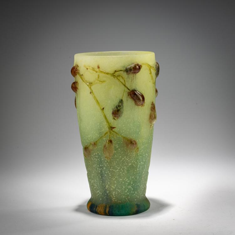 Bild 1 zu Objekt, Vase 'Eglantiers', um 1925, Henri Berg&eacute;, Walter, Amalric, Nancy, 182A 187