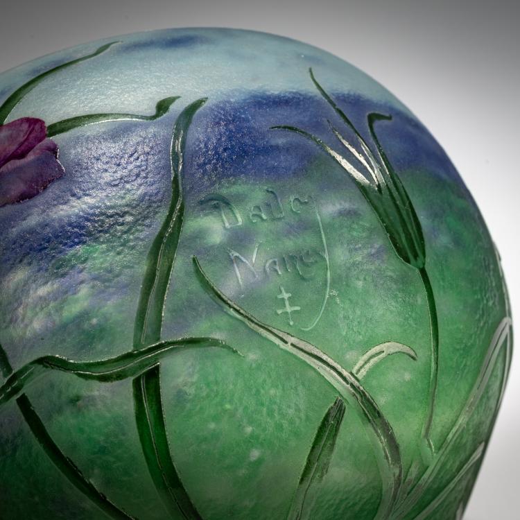 Bild 2 zu Objekt, Small bowl 'Oeillets', c. 1910, Daum Fr&egrave;res, Nancy, 