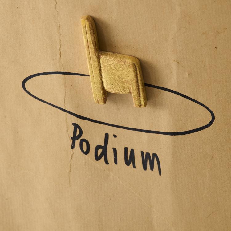 Bild 3 zu Objekt, Beistelltisch 'Podium', um 1993 (Entwurf), Robert Wettstein, Structure Design, Schweiz / Switzerland, 182C 780