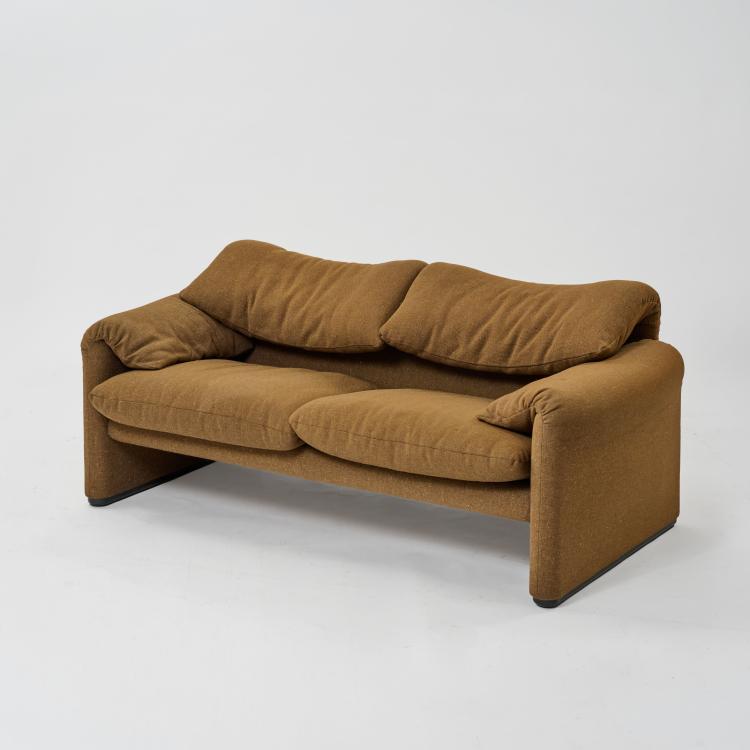 Bild 1 zu Objekt, Zweisitzersofa 'Maralunga', 1973 (Entwurf), Vico Magistretti, Cassina, Mailand / Milan, 183A 463