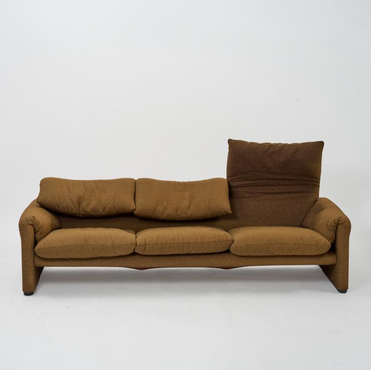 Bild 1 zu Objekt, Dreisitzersofa 'Maralunga', 1973 (Entwurf), Vico Magistretti, Cassina, Mailand / Milan, 183A 464