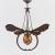 Ceiling light 'Dragonflies' with glass lampshade 'with stripes and spots', c. 1903