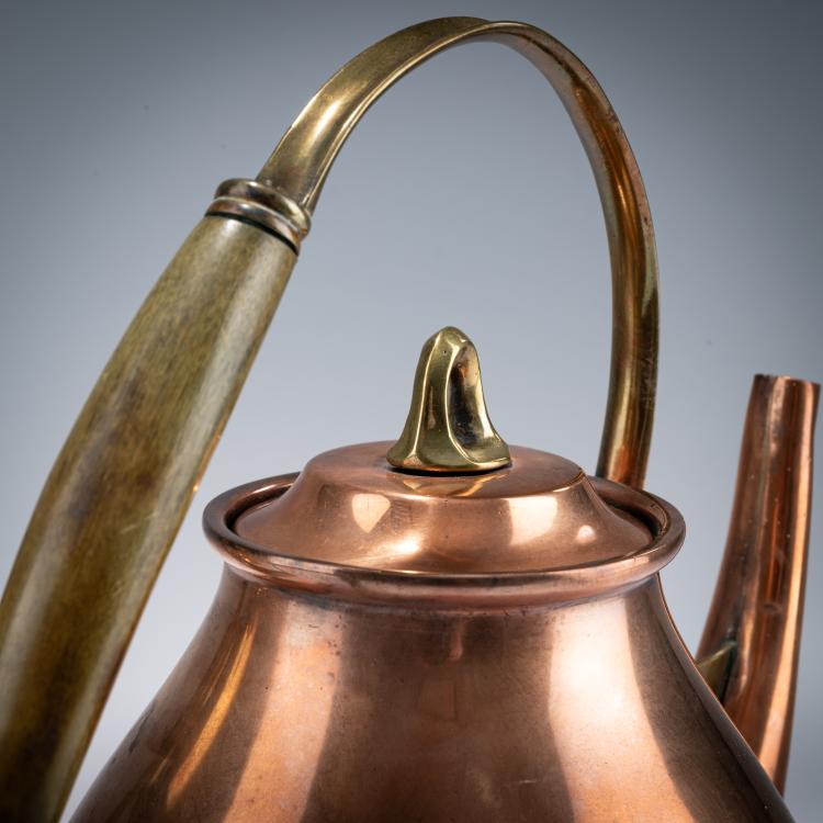 Bild 3 zu Objekt, Water kettle with warmer, burner and extinguisher, c. 1903, Albin M&uuml;ller, Hueck, Eduard, L&uuml;denscheid, 182A 459