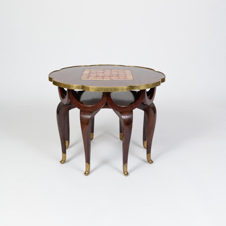 Hauptbild zu Objekt, Coffee table 'Elephant Trunk', c. 1900, Adolf Loos,Max Schmidt,Josef Berka, Schmidt, Friedrich Otto, Wien / Vienna, 182A 330