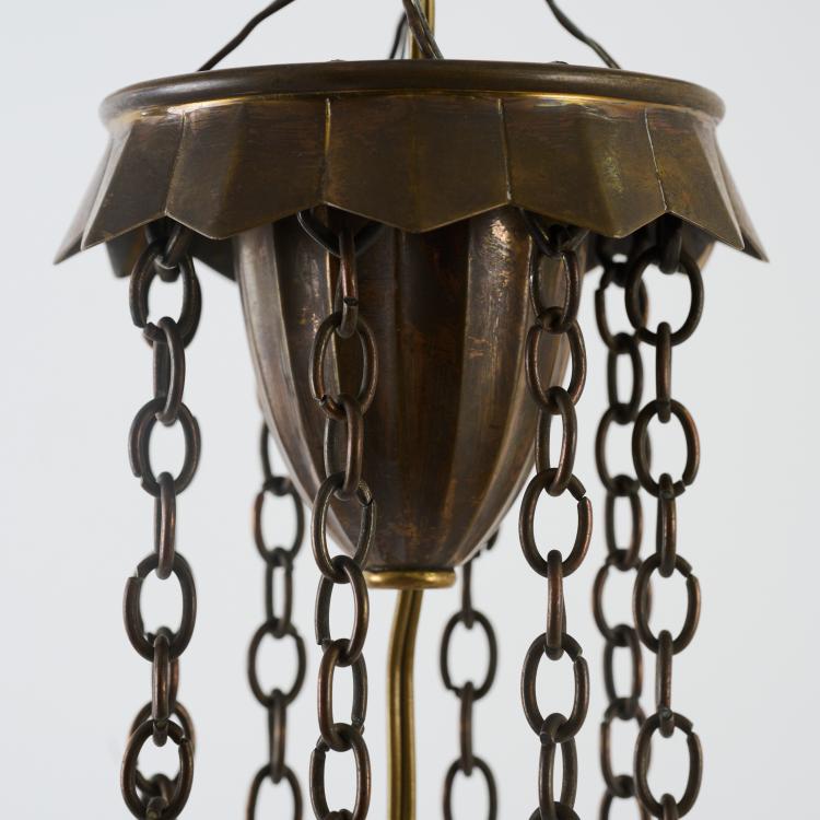 Bild 4 zu Objekt, Ceiling chandelier, 1924, Otto Prutscher, Melzer & Neuhardt, Wien / Vienna, 