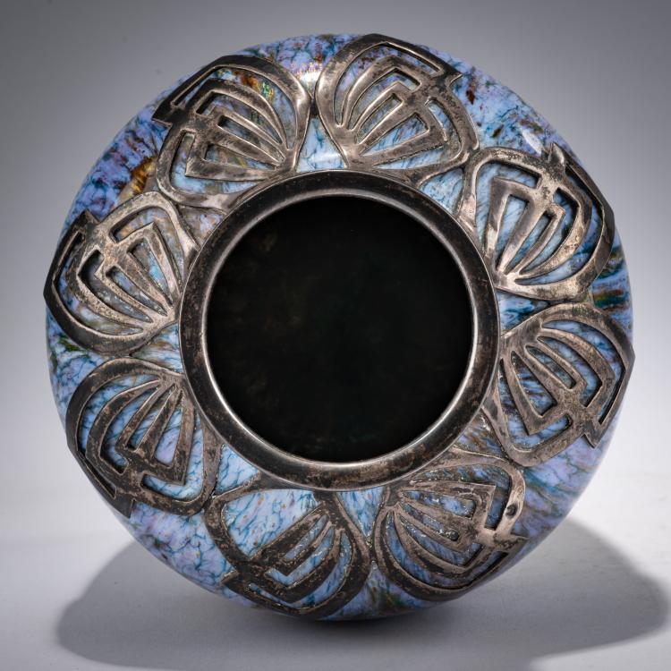 Bild 2 zu Objekt, Emailvase mit Silbermontierung, um 1901-03, Jakab Rapoport, La Maison Moderne, Paris, 182A 447
