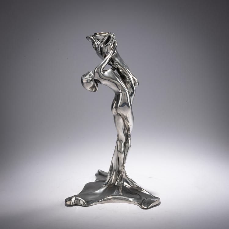 Hauptbild zu Objekt, Kerzenleuchter, um 1900, Franz Metzner, Metzner, Franz, 182A 460